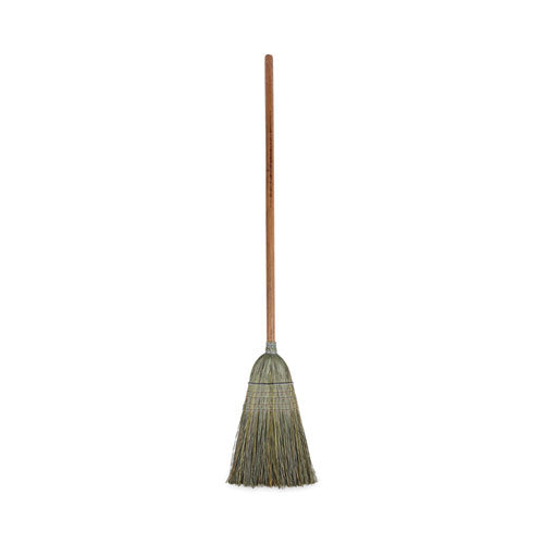 Image of Boardwalk® BWK932YEA Warehouse Broom, Yucca/corn Fiber Bristles, 56" Overall Length, Natural
