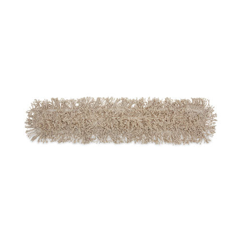Image of Boardwalk® BWK1036 Industrial Dust Mop Head, Cotton, 36 x 3, White