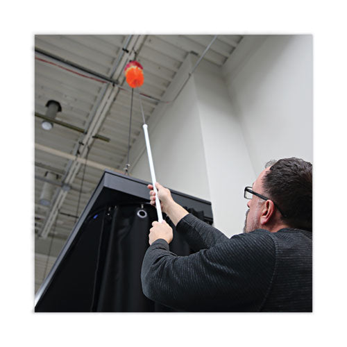 Image of Boardwalk® BWK9442 Polywool Duster, 51" to 82" Extendable Metal Handle