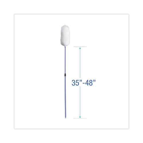 Image of Boardwalk® BWKL3850 Lambswool Duster, 35" to 48" Extendable Plastic Handle