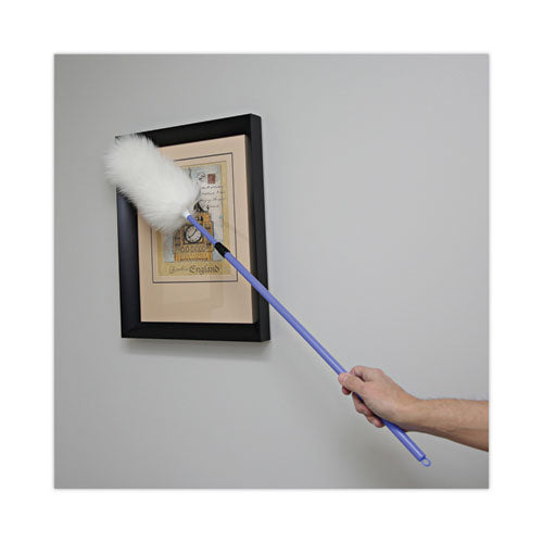 Image of Boardwalk® BWKL3850 Lambswool Duster, 35" to 48" Extendable Plastic Handle