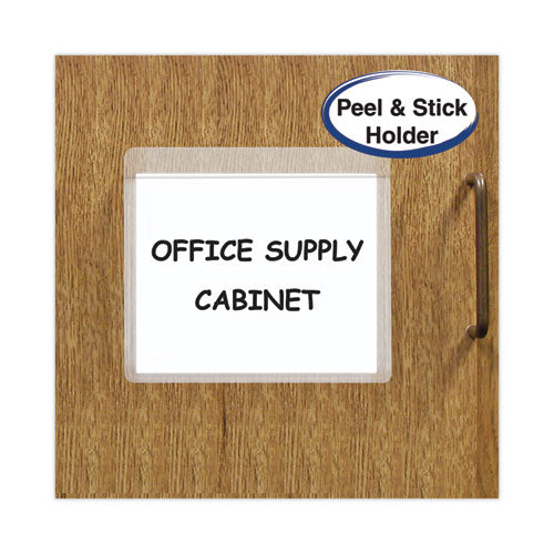 Image of C-Line® 70443 Self-Adhesive Labeling Pockets, Top Load, 3.75 x 3, Clear, 25/Pack