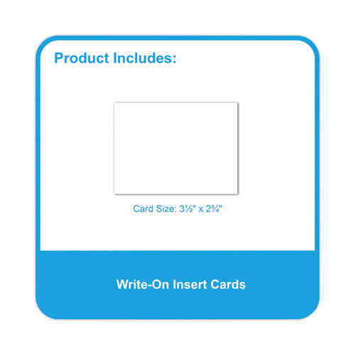 Image of C-Line® 70443 Self-Adhesive Labeling Pockets, Top Load, 3.75 x 3, Clear, 25/Pack