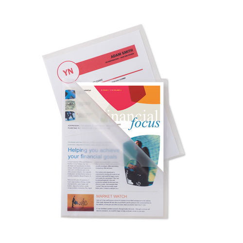 Image of C-Line® 62627 Specialty Project Folders, Letter Size, Clear, 25/box
