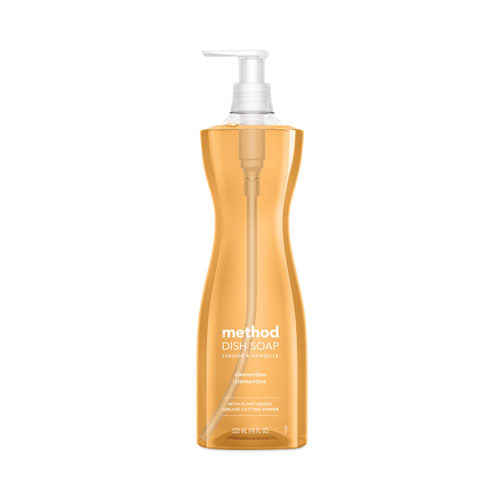 Image of Method® 00735CT Dish Soap, Clementine, 18 Oz Pump Bottle, 6/carton
