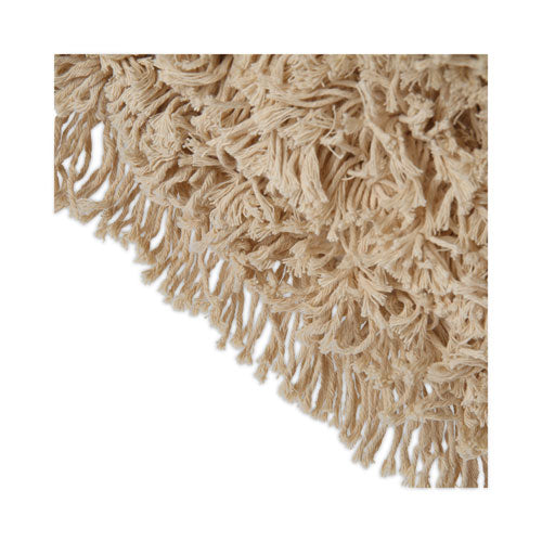 Image of Boardwalk® BWK1336 Industrial Dust Mop Head, Washable, Hygrade Cotton, 36 x 5, White