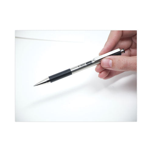 Image of Zebra® 27174 F-301 Ballpoint Pen, Retractable, Fine 0.7 Mm, Assorted Ink And Barrel Colors, 4/pack