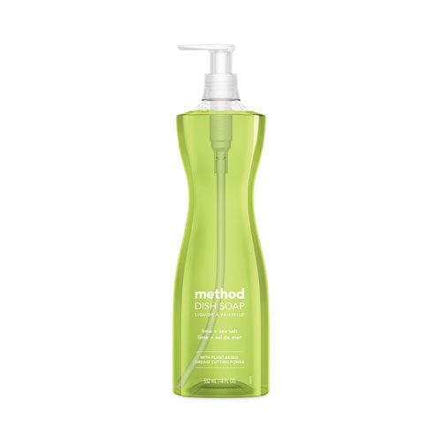 Image of Method® 359409 Dish Soap, Lime And Sea Salt, 18 Oz Pump Bottle