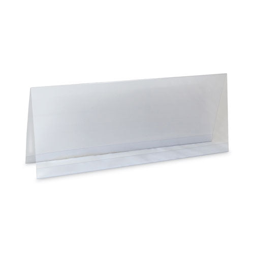Image of C-Line® 87507 Tent Card Holders, 4.25 x 11.7, Rigid Heavyweight Clear Plastic, 25/Box