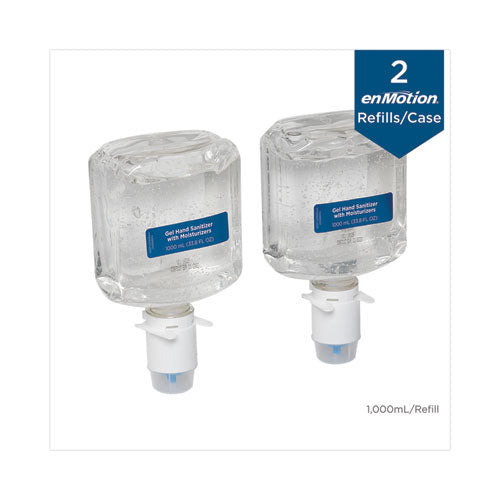Image of Georgia PacificÂ® Professional Enmotion Gen2 E3-Rated Gel Sanitizer Dispenser Refill, 1,000 Ml Bottle, Fragrance-Free, 2/carton