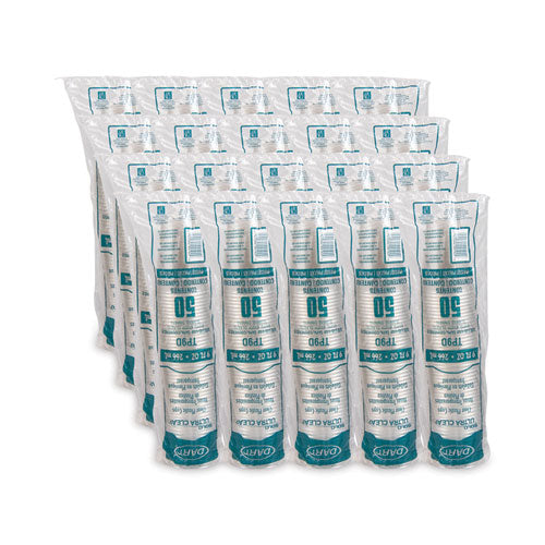 Image of SOLO® TP9D Ultra Clear PET Cups, Tall, 9 oz, Plastic, 50/Bag, 20 Bags/Carton