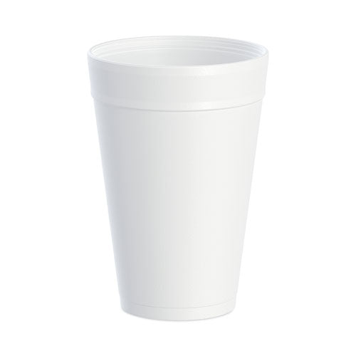 Image of Dart® 32TJ32 Foam Drink Cups, 32 oz., White, 25/Bag, 20 Bags/Carton