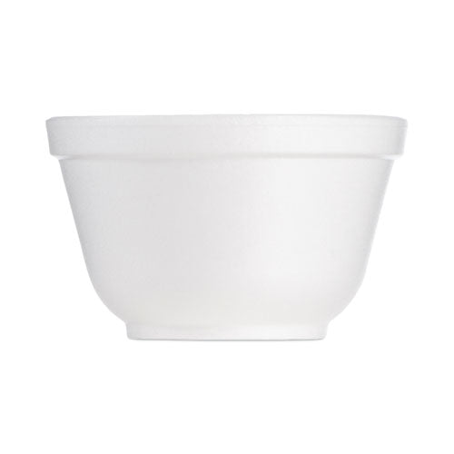 Image of Dart® 6B12 Foam Container, Squat, 6 oz, White, 50/Pack, 20 Packs/Carton