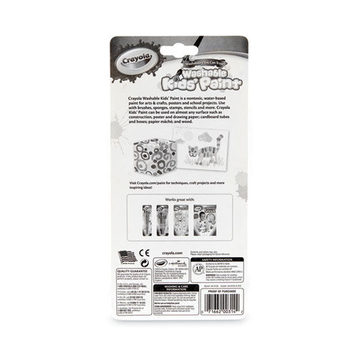 Image of Crayola® 54-0125 Washable Paint, 18 Assorted Colors, Interconnected 3 Oz Cups