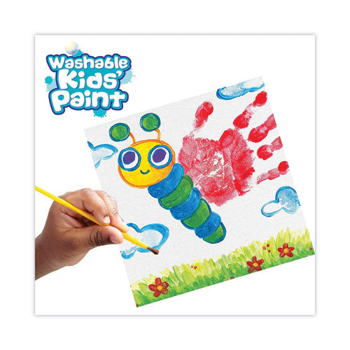 Image of Crayola® 54-0125 Washable Paint, 18 Assorted Colors, Interconnected 3 Oz Cups