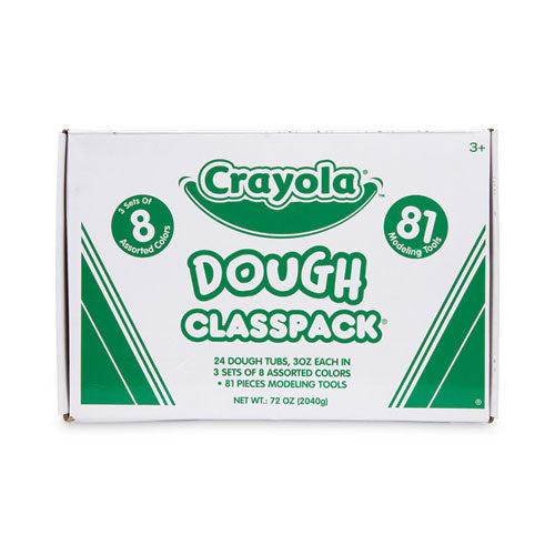 Image of Crayola® 57-0174 Dough Classpack, 3 Oz, 8 Assorted Colors