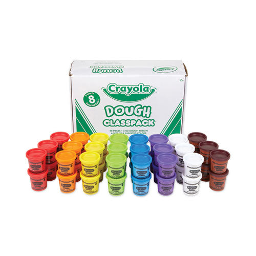 Image of Crayola® 57-0174 Dough Classpack, 3 Oz, 8 Assorted Colors