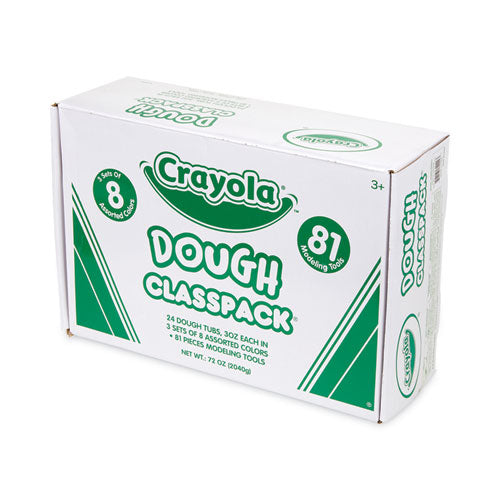 Image of Crayola® 57-0174 Dough Classpack, 3 Oz, 8 Assorted Colors