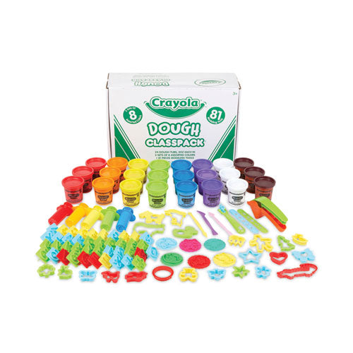 Image of Crayola® 57-0174 Dough Classpack, 3 Oz, 8 Assorted Colors
