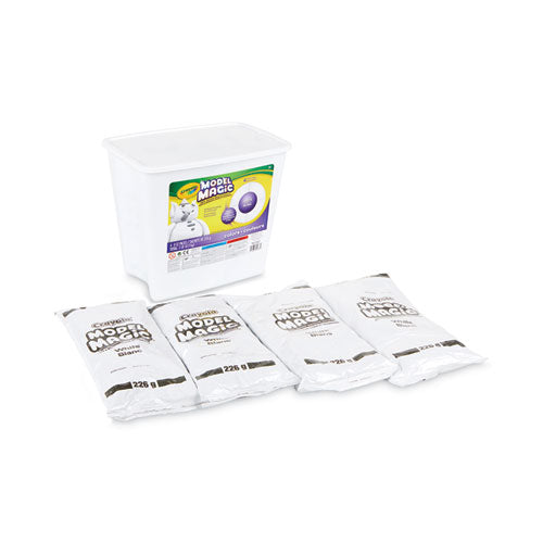 Image of Crayola® 57-4400 Model Magic Modeling Compound, 8 Oz Packs, 4 Packs, White, 2 Lbs