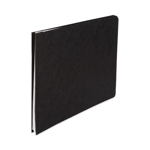 Image of ACCO A7017021 PRESSTEX Report Cover with Tyvek Reinforced Hinge, Top Bound, Two-Piece Prong Fastener, 2" Capacity, 8.5 x 11, Black/Black