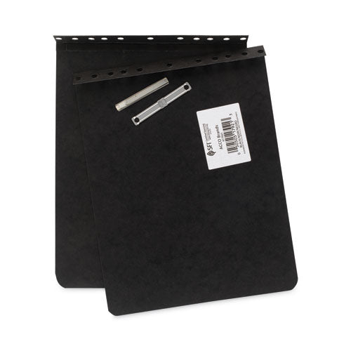 Image of ACCO A7017021 PRESSTEX Report Cover with Tyvek Reinforced Hinge, Top Bound, Two-Piece Prong Fastener, 2" Capacity, 8.5 x 11, Black/Black