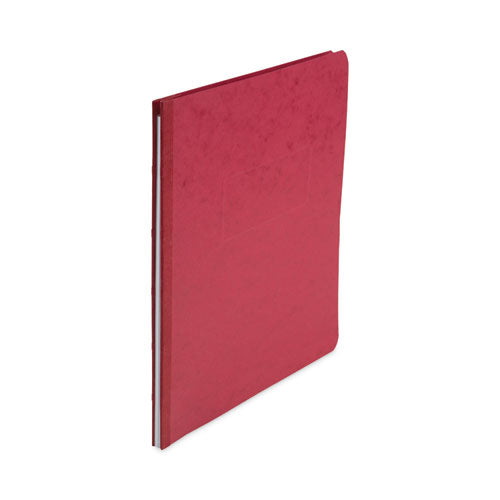 Image of ACCO A7025978A Pressboard Report Cover With Tyvek Reinforced Hinge, Two-Piece Prong Fastener, 3" Capacity, 8.5 X 11, Red/red
