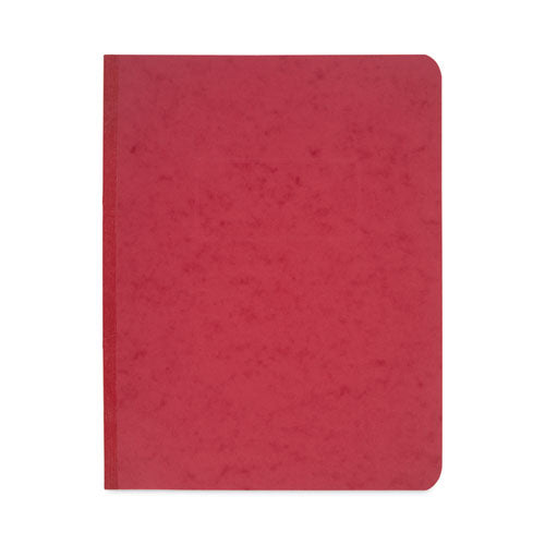 Image of ACCO A7025978A Pressboard Report Cover With Tyvek Reinforced Hinge, Two-Piece Prong Fastener, 3" Capacity, 8.5 X 11, Red/red