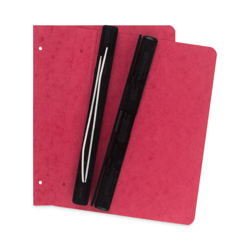 Image of ACCO A7055261 Expandable Hanging Data Binder, 2 Posts, 6" Capacity, 11 X 8.5, Red