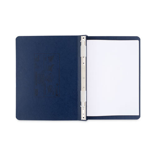 Image of ACCO A7054133A Presstex Covers With Storage Hooks, 2 Posts, 6" Capacity, 12 X 8.5, Dark Blue