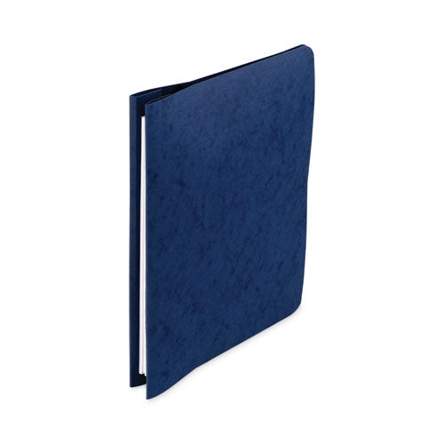 Image of ACCO A7054133A Presstex Covers With Storage Hooks, 2 Posts, 6" Capacity, 12 X 8.5, Dark Blue