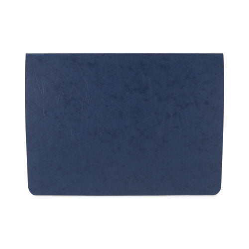 Image of ACCO A7054133A Presstex Covers With Storage Hooks, 2 Posts, 6" Capacity, 12 X 8.5, Dark Blue