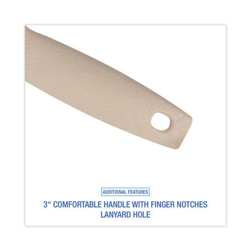 Image of Boardwalk® BWK4208 Utility Brush, Cream Tampico Bristles, 5.5" Brush, 3" Tan Plastic Handle