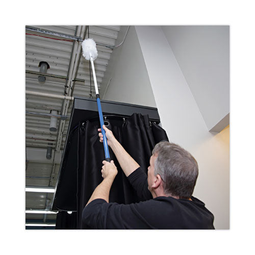 Image of Boardwalk® BWK638 Telescopic Handle For Microfeather Duster, 36" To 60" Handle, Blue