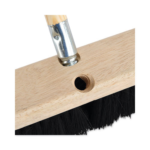 Image of Boardwalk® BWK20224 Floor Brush Head, 2.5" Black Tampico Fiber Bristles, 24" Brush