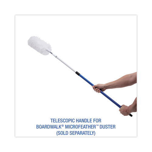 Image of Boardwalk® BWK638 Telescopic Handle For Microfeather Duster, 36" To 60" Handle, Blue