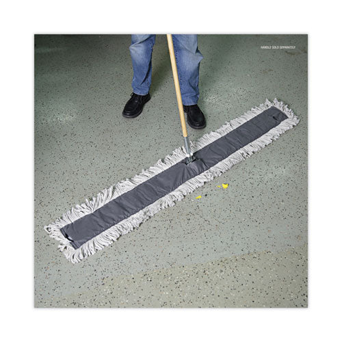 Image of Boardwalk® BWK1660CT Disposable Dust Mop Head, Cotton, Cut-End, 60 x 5