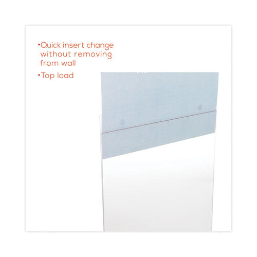 Image of deflecto® 68201 Classic Image Wall-Mount Sign Holder, Portrait, 8.5 x 11, Clear
