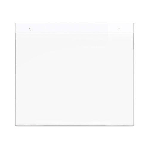 Image of deflecto® 68301 Classic Image Wall-Mount Sign Holder, Landscape, 11 x 8.5, Clear