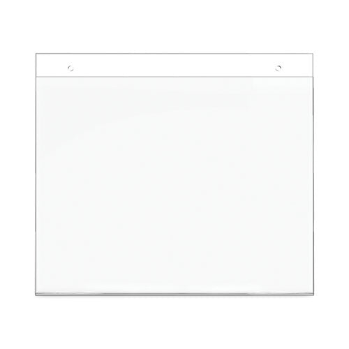 Image of deflecto® 68301 Classic Image Wall-Mount Sign Holder, Landscape, 11 x 8.5, Clear