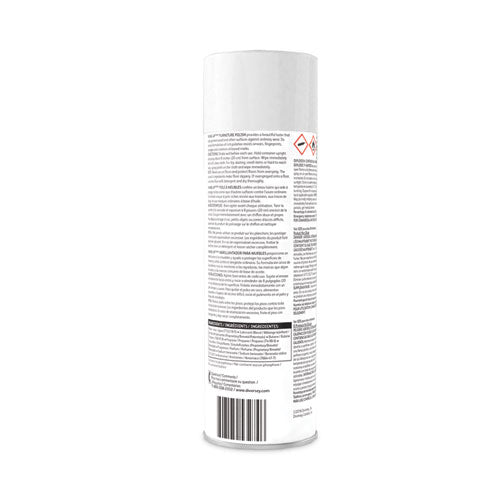 Image of Diversey 95765571 Shine-Up Furniture Cleaner, Lemon Scent, 13.8 oz Aerosol Spray, 12/Carton
