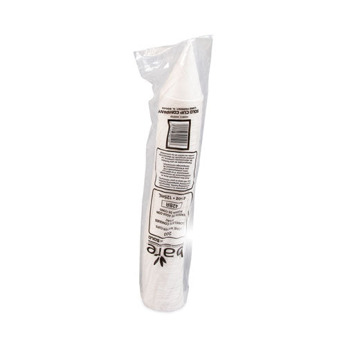 Image of SOLO® 42BR-2050 Bare Eco-Forward Treated Paper Cone Cups, ProPlanet Seal, 4.25 oz, White, 200/Bag, 25 Bags/Carton