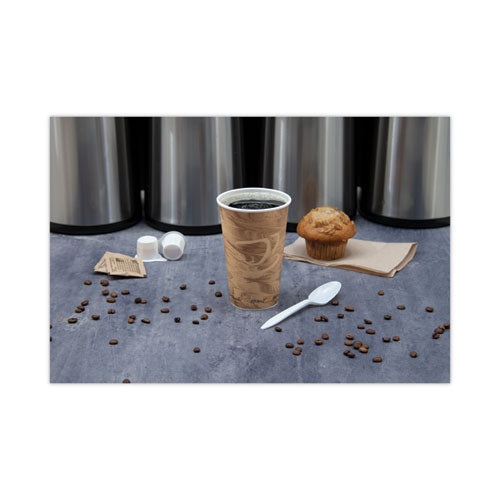Image of SOLO® 316MS-0029 Mistique Hot Paper Cups, 16 oz, Mistique Design, 50/Sleeve, 20 Sleeves/Carton