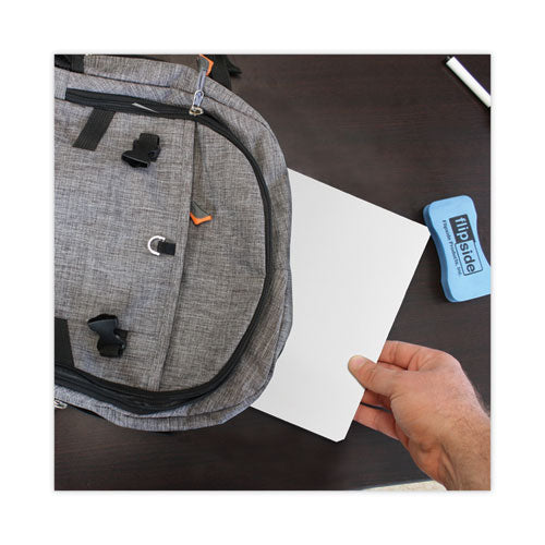 Image of Flipside Dry Erase Board Set, 12" x 9", White Surface, 12/Pack
