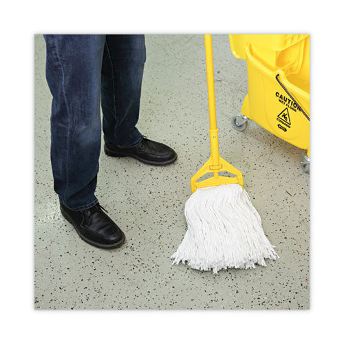 Image of Boardwalk® BWK216RCT Premium Cut-End Wet Mop Heads, Rayon, 16 oz, White, 12/Carton