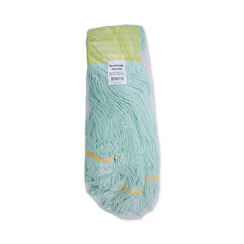 Image of Boardwalk® BWK1200XL Ecomop Looped-End Mop Head, Recycled Fibers, Extra Large Size, Green