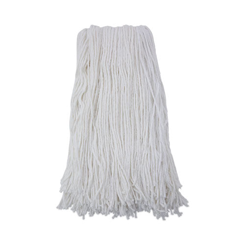 Image of Boardwalk® BWK2032RCT Cut-End Wet Mop Head, Rayon, #32, White, 12/Carton