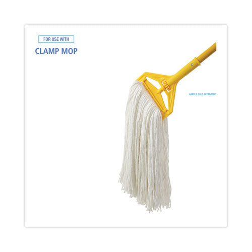 Image of Boardwalk® BWK2032RCT Cut-End Wet Mop Head, Rayon, #32, White, 12/Carton