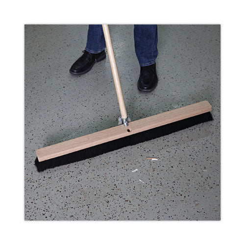 Image of Boardwalk® BWK20636 Floor Brush Head, 3" Black Polypropylene Bristles, 36" Brush