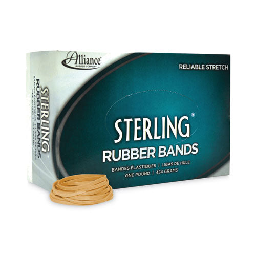 Image of Alliance® 24315 Sterling Rubber Bands, Size 31, 0.03" Gauge, Crepe, 1 Lb Box, 1,200/box